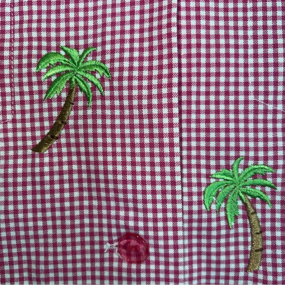 Quacker Factory Plus Palm Tree Button Front Jacke… - image 3